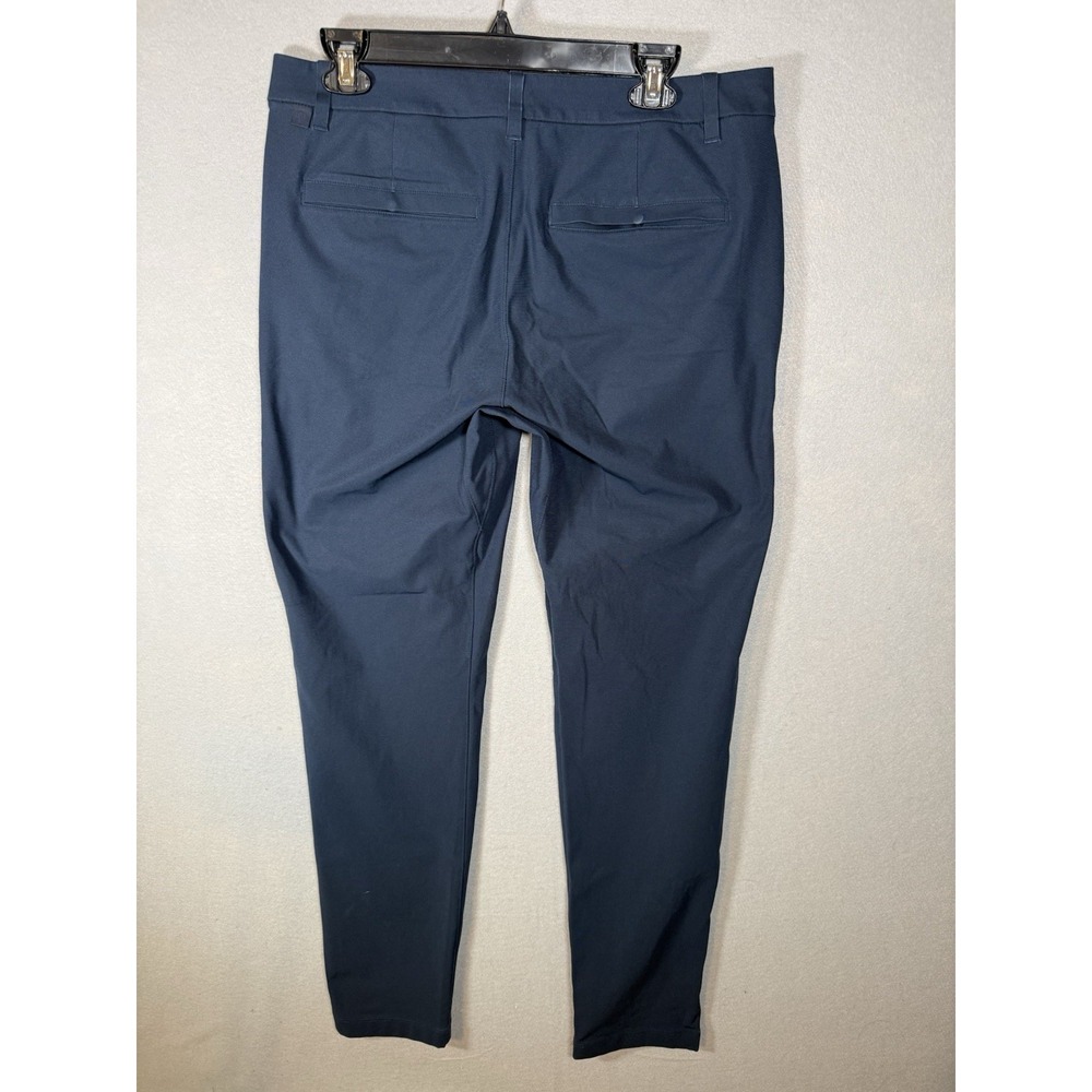 Lot 2 Lululemon ABC Slim Fit Trousers Mens 32x30 Warpstreme Green Blue LM5A04S - Picture 4 of 12